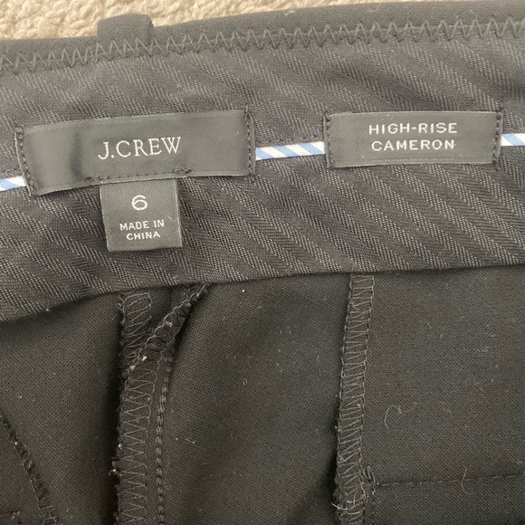 J. Crew Women’s Black High Raise Cameron Pants - Size 6 - Picture 3 of 8